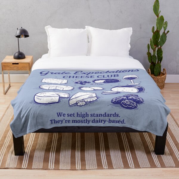 Item preview, Cheese Lover Funny Club Grate Expectations  designed and sold by HowToCanadian.