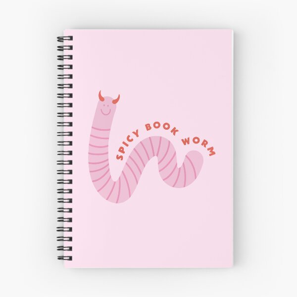 Item preview, Spicy Book Worm Devilish Pink Worm designed and sold by BrownHorse90s.