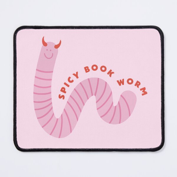 Item preview, Spicy Book Worm Devilish Pink Worm designed and sold by BrownHorse90s.