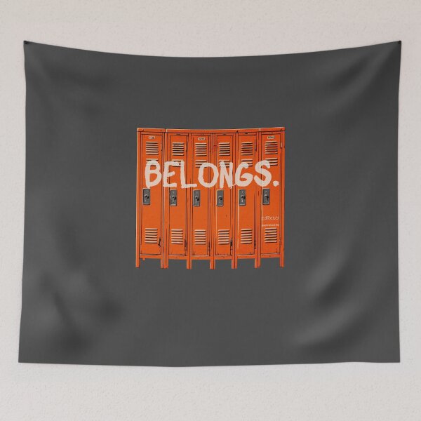 Item preview, Belongs. — Locker Teacher T-Shirt | EdRebel™ Tardy Bell Collection designed and sold by EdRebel.