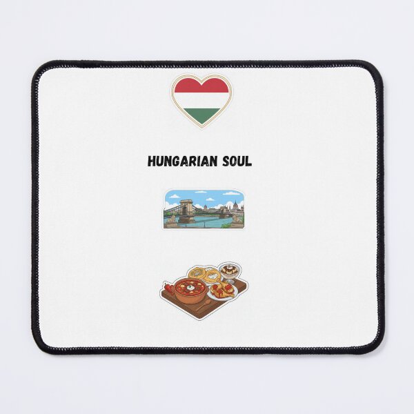 Item preview, Hungarian Soul - Hungary Pride Design with Budapest and Traditional food  designed and sold by Mastalina99.