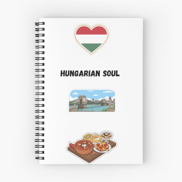Item preview, Hungarian Soul - Hungary Pride Design with Budapest and Traditional food  designed and sold by Mastalina99.