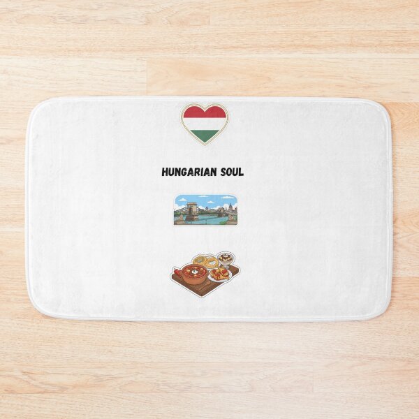 Item preview, Hungarian Soul - Hungary Pride Design with Budapest and Traditional food  designed and sold by Mastalina99.