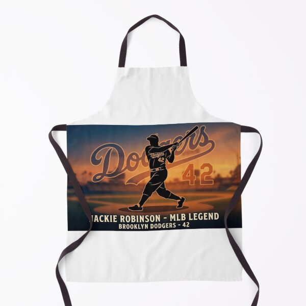 Item preview, Jackie Robinson Dodgers Legend 42 Vintage Baseball Art designed and sold by artsdylan.