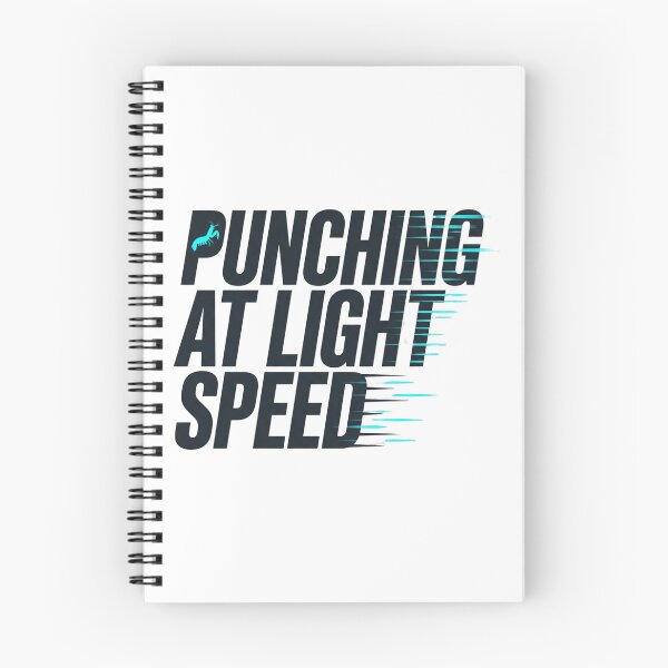 Item preview, Punching at Light Speed Funny Mantis Shrimp Science Joke Retro Design designed and sold by BoldBrushfine.