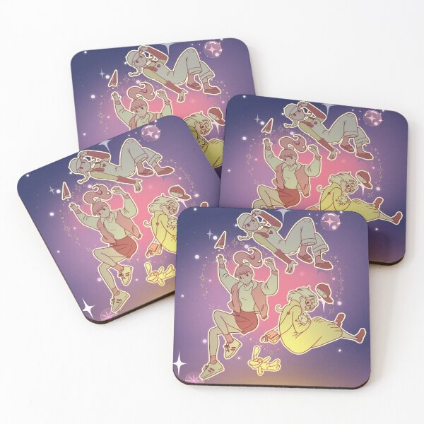 Item preview, Starguardians pastel volet and pink wizard nerdy girls designed and sold by mooncakekaro.