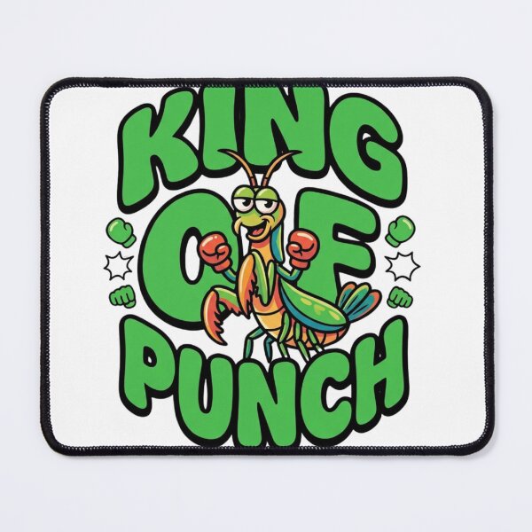 Item preview, King of the Punch Mantis Shrimp Retro Science Humor Design designed and sold by BoldBrushfine.