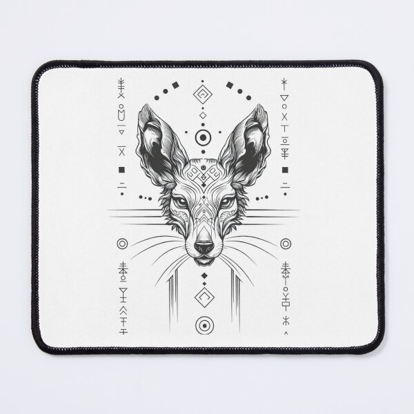Item preview, Geometric Fox Head Mandala Art designed and sold by fofo1973.