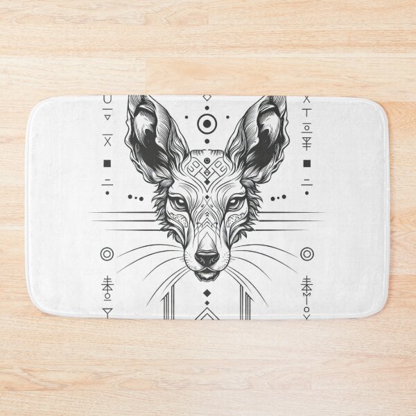 Item preview, ​Geometric Fox Head Mandala Art designed and sold by fofo1973.