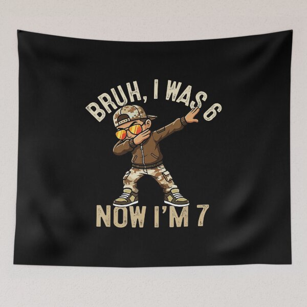 Item preview, I Was 6 Now I’m 7 Dabbing 7th Birthday Boy designed and sold by gladysenglish.