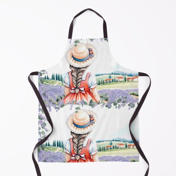 Item preview, Dreamy Girl in Lavender Field Landscape designed and sold by Angellacelin.