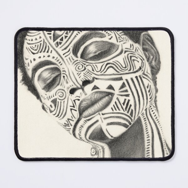 Item preview, God is a Woman Part II — Tribal Portrait Drawing designed and sold by Bylordalpha.