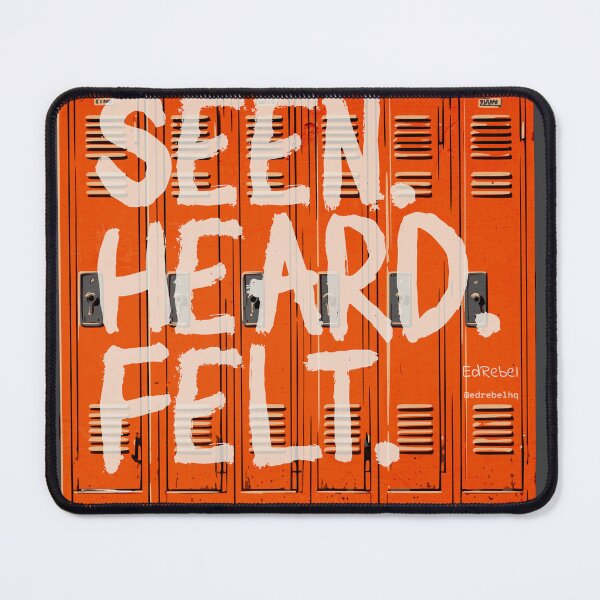 Item preview, Seen. Heard. Felt. — Locker Teacher T-Shirt | EdRebel™ Tardy Bell Collection designed and sold by EdRebel.