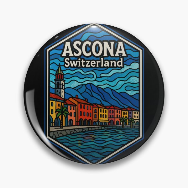 Artikelvorschau, Ascona, Schweiz, Europa – Glasmalerei-Reisen entworfen und verkauft von TomFrontierArt.