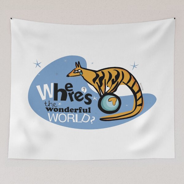 Item preview, Where is the Wonderful World? designed and sold by belettelepink.