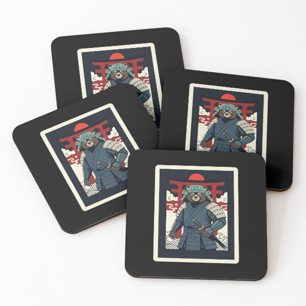 Item preview, Samurai Bear Warrior Japanese Style Animal  designed and sold by JordynLadukeg65.
