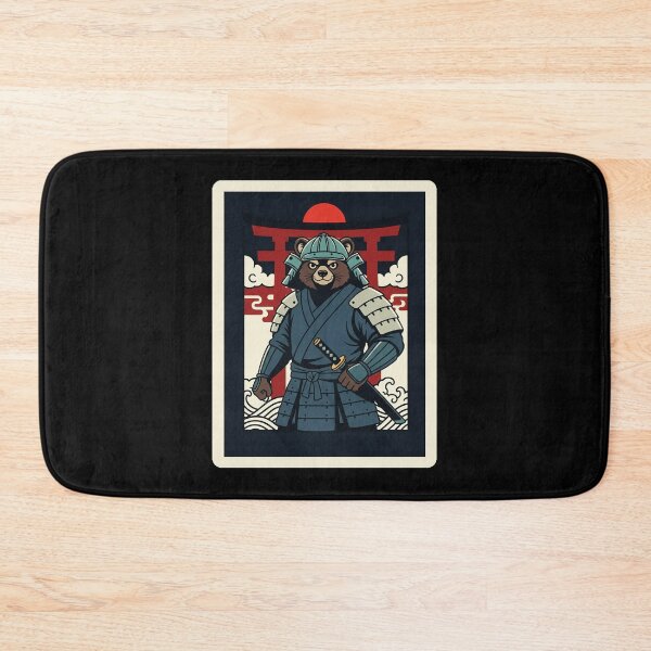 Item preview, Samurai Bear Warrior Japanese Style Animal  designed and sold by JordynLadukeg65.