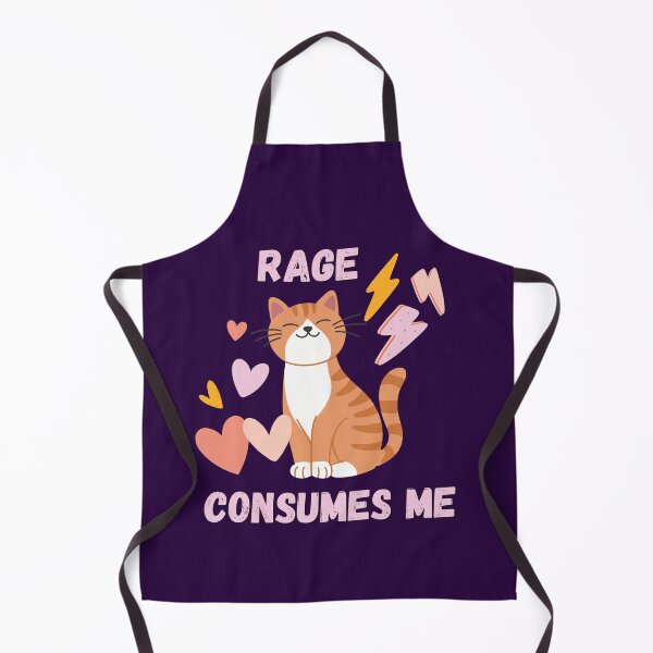 Item preview, Cute Cat Rage Consumes Me designed and sold by AnulaArt.