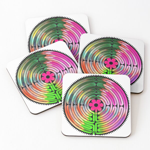 Item preview, Meditation Labyrinth – Mindfulness Journey & Spiritual Path Art designed and sold by ArtsyExplorer.
