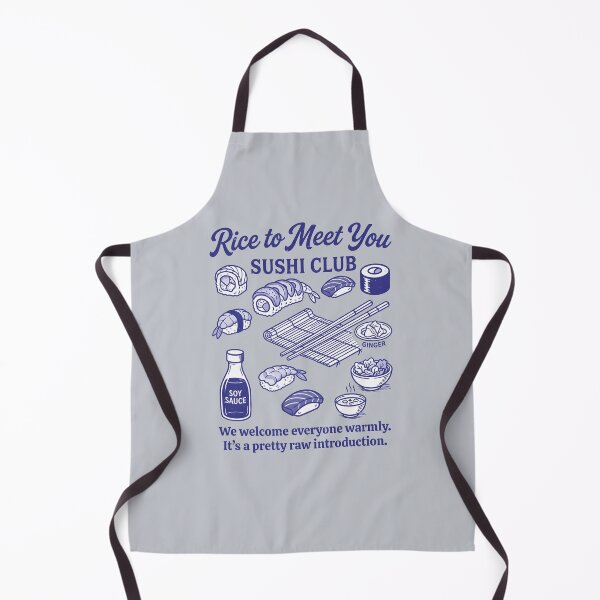 Item preview, Sushi Lover Funny Club Rice To Meet You designed and sold by HowToCanadian.