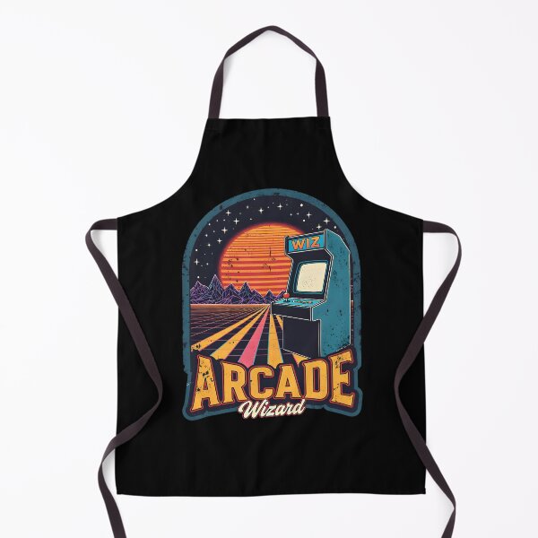 Item preview, Arcade Wizard Retro 80s Synthwave Aesthetic Gaming designed and sold by TshirtsOnline-.