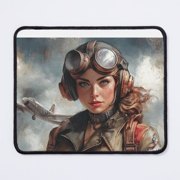 Item preview, Female fighter Avier pilot called Freyda designed and sold by AvierAero.