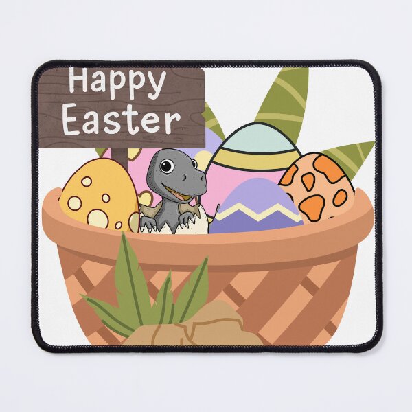 Item preview, Easter eggs basket and baby dinosaur hatchling designed and sold by thefrenchyviet.