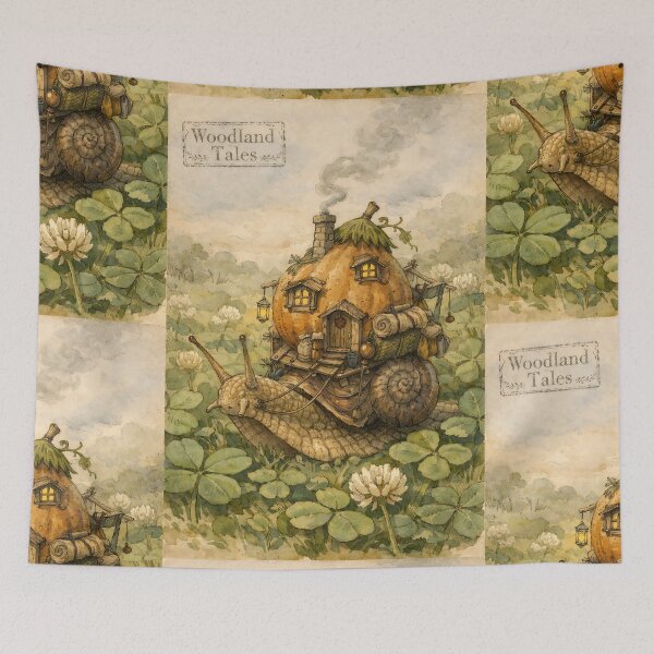 Item preview, The Snail-Back Caravan - Gnomecore designed and sold by bapupa.