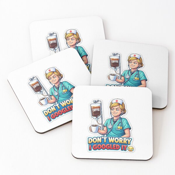 Item preview,  Funny Nurse I Googled It Sticker - Sarcastic Medical Work Humor designed and sold by fofo1973.
