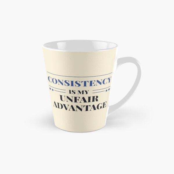 Item preview, Consistency is my unfair advantage - Dark typography designed and sold by Revextyr.