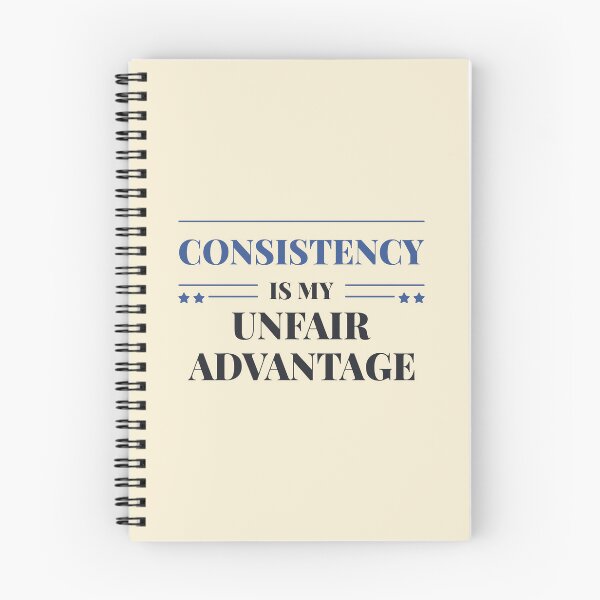 Item preview, Consistency is my unfair advantage - Dark typography designed and sold by Revextyr.