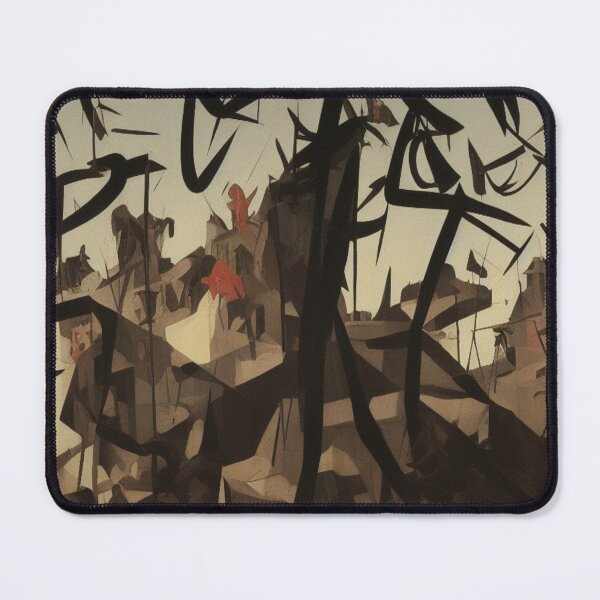 Item preview, Cubist scene full of dynamism – Abstract Battle Vision in powerful forms designed and sold by FotoworldEdel.
