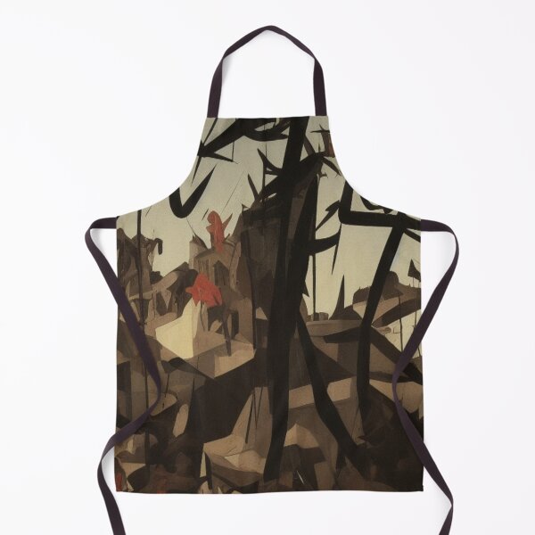 Item preview, Cubist scene full of dynamism – Abstract Battle Vision in powerful forms designed and sold by FotoworldEdel.