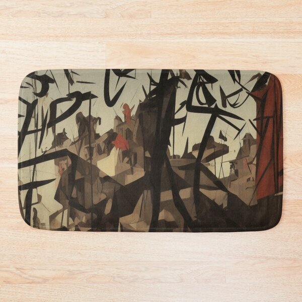 Item preview, Cubist scene full of dynamism – Abstract Battle Vision in powerful forms designed and sold by FotoworldEdel.
