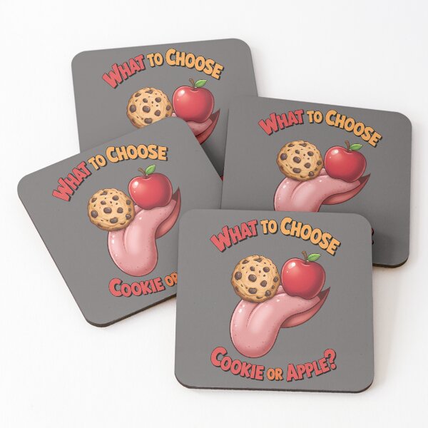 Item preview, The Tongue’s Great Choice - Premium Cereal Cookie or Apple? designed and sold by Art-Arcade6.