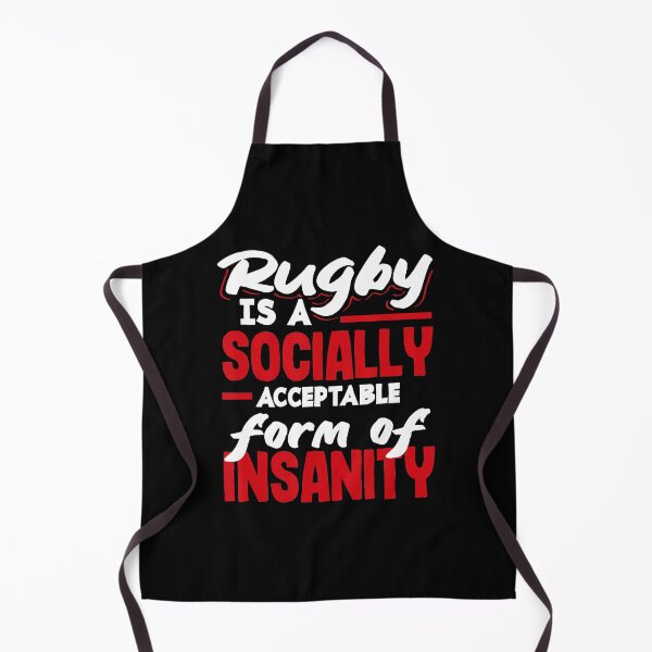 Item preview, Rugby Is a Socially Acceptable Form of Insanity designed and sold by GabrieSketcham.