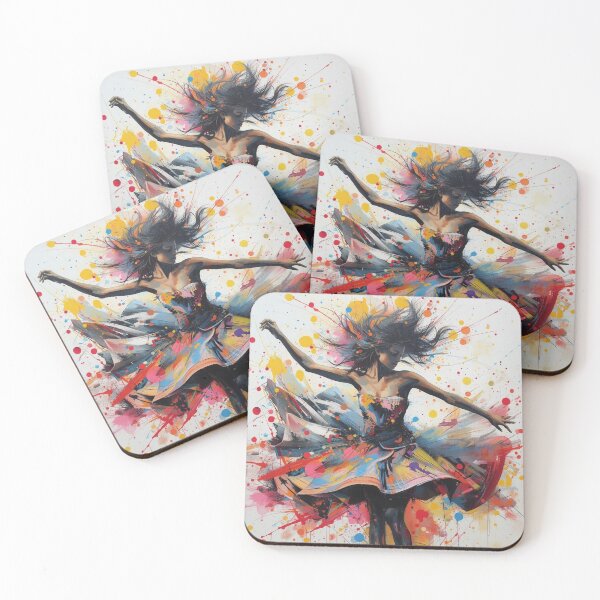 Item preview, Abstract Dance Art Splash Painting designed and sold by MarselArt.