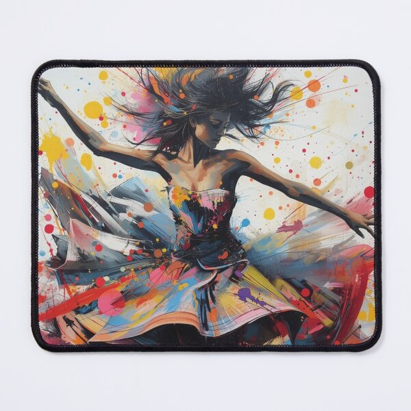 Item preview, Abstract Dance Art Splash Painting designed and sold by MarselArt.
