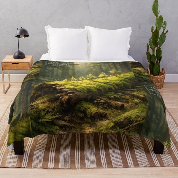 Item preview, The Fallen Giant’s Grave - Mossy Forest designed and sold by bapupa.
