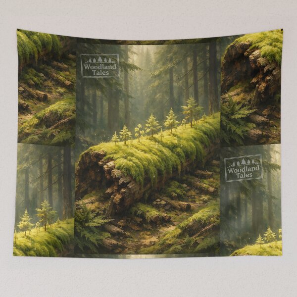 Item preview, The Fallen Giant’s Grave - Mossy Forest designed and sold by bapupa.