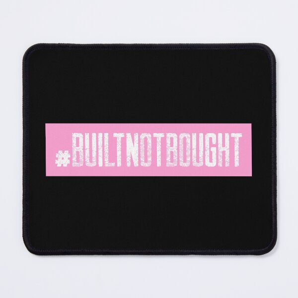Item preview, #BuiltNotBought Hashtag T-Shirt designed and sold by DwishOriginals.