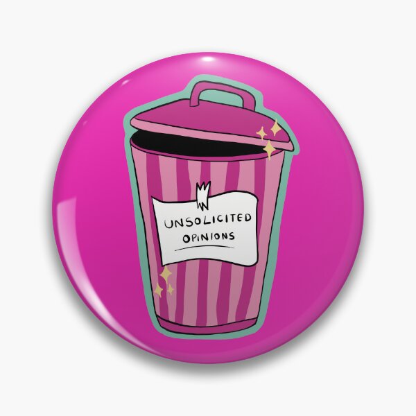 Item preview, Unsolicited Opinions Trash Can Cute Sarcastic designed and sold by StudioSoftChaos.