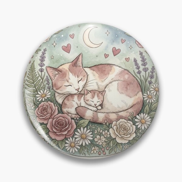 Artikelvorschau, Mama zu sein ist mein Lieblingsding – Katzenmama-Muttertagsaufkleber entworfen und verkauft von AlexBloomStudio.