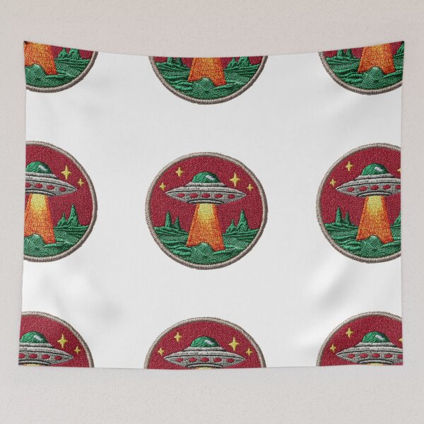 Item preview,  Ufo patch merit badge designed and sold by MendaciousMina.