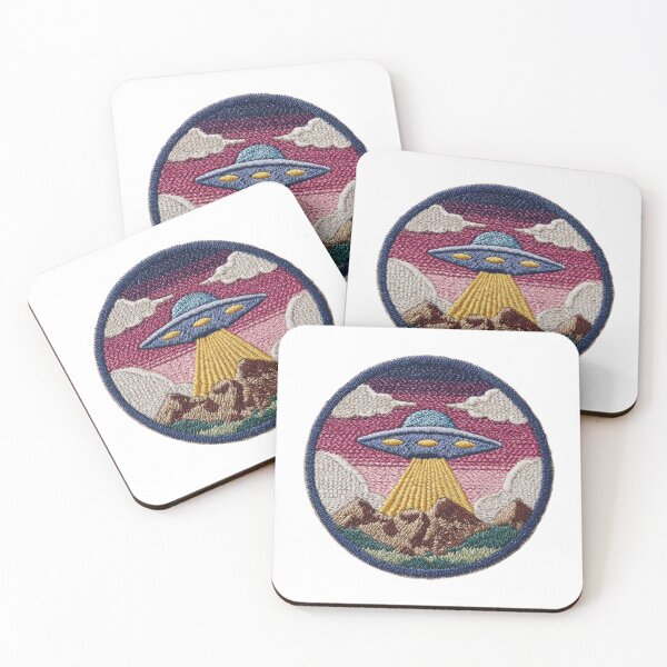 Item preview,  Ufo patch merit badge designed and sold by MendaciousMina.