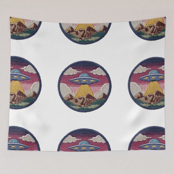 Item preview,  Ufo patch merit badge designed and sold by MendaciousMina.