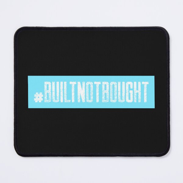 Item preview, #BuiltNotBought Hashtag T-Shirt designed and sold by DwishOriginals.