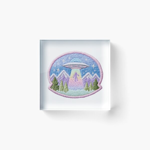 Item preview,  Pastel Ufo patch merit badge designed and sold by MendaciousMina.