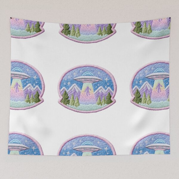 Item preview,  Pastel Ufo patch merit badge designed and sold by MendaciousMina.