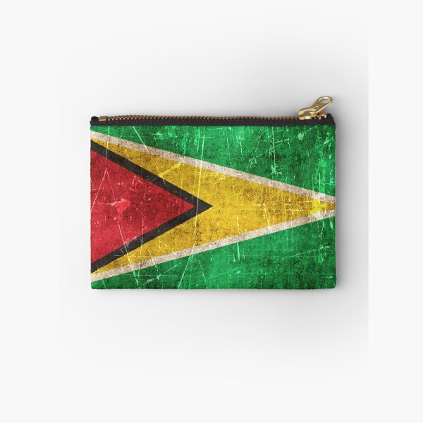 Item preview, Vintage Aged and Scratched Guyanese Flag designed and sold by JeffBartels.